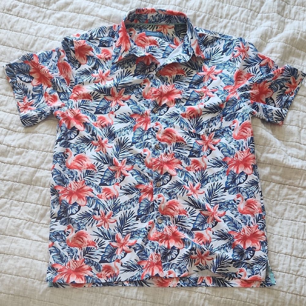 Caribbean Joe Flamingo Shirt - Large
